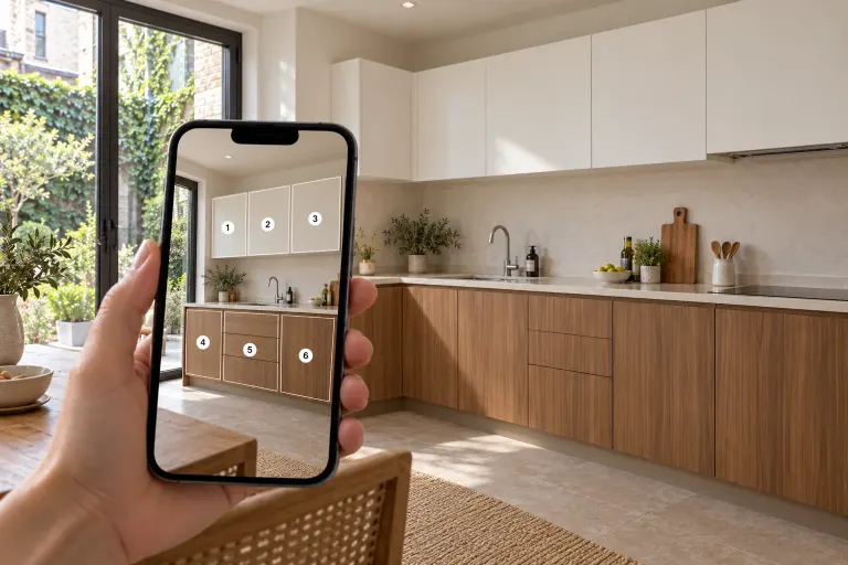 Click&Mesure : photographiez les portes de votre cuisine pour préparer un projet compatible avec vos meubles SoCoo’c
