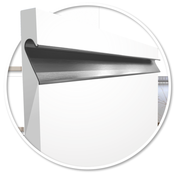 Blanc Himalaya Brillant Fusion Inox