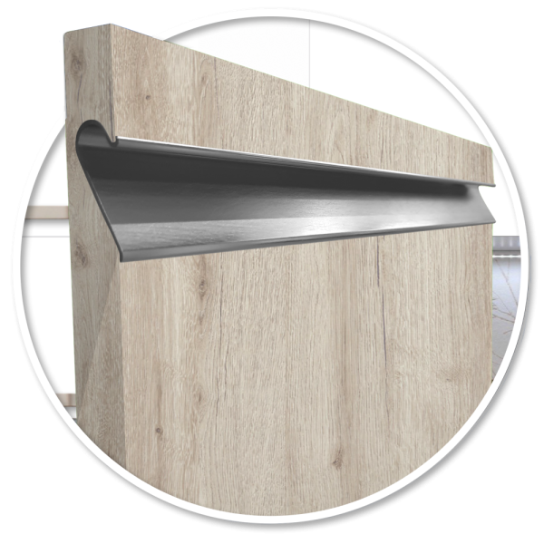 Wood-Chêne Blanchi Fusion Inox