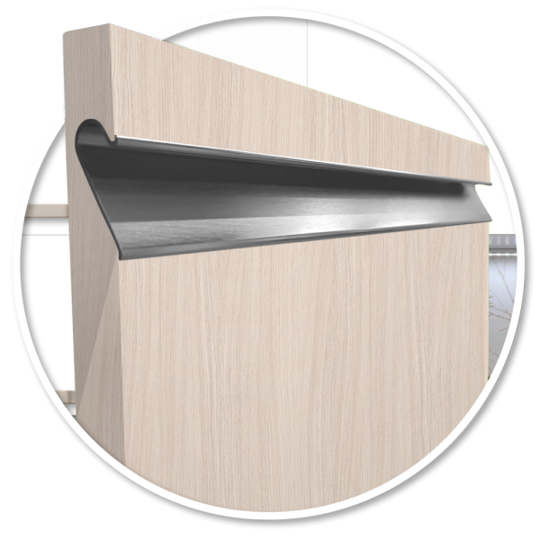 Wood-Chêne Oak Fusion Inox