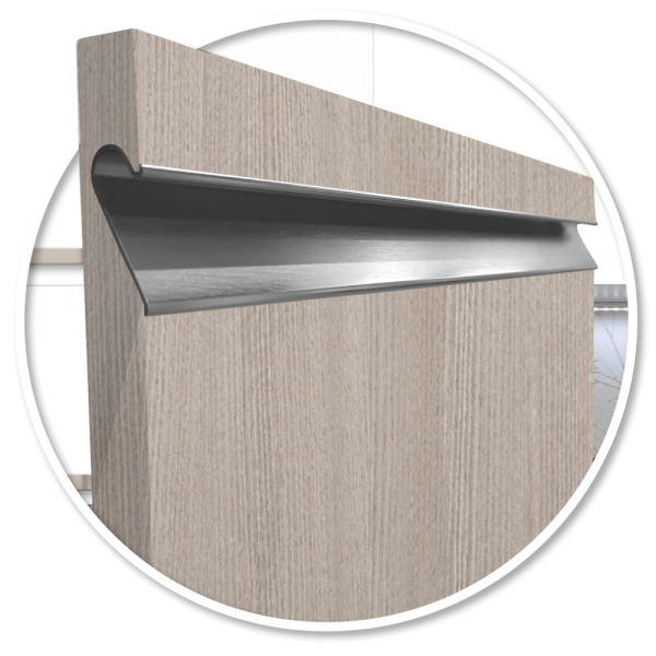 Wood-Hêtre Clair Fusion Inox