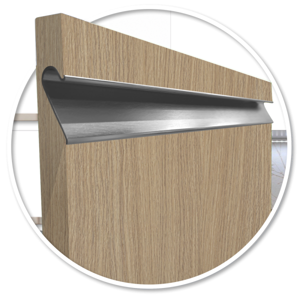 Wood-Chêne Aurore Fusion Inox