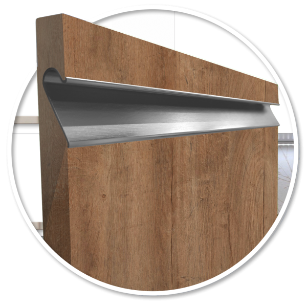 Wood-Chêne Nervia Fusion Inox