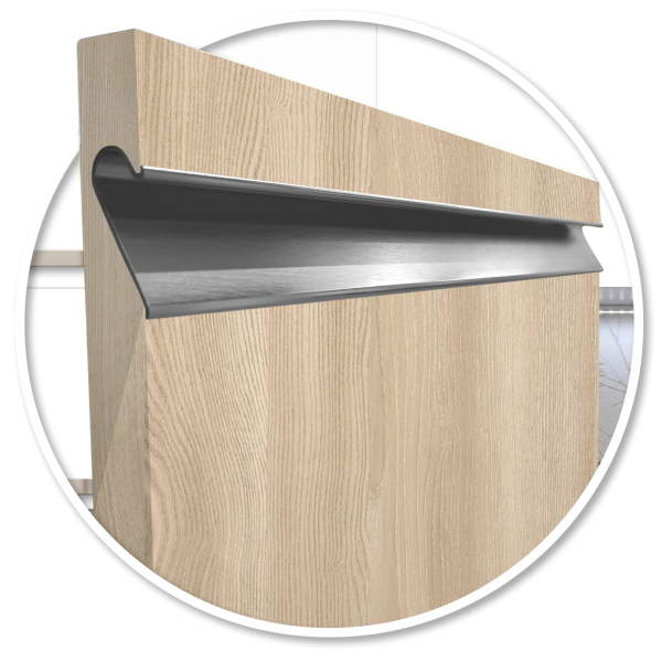 Wood-Frêne Clair Fusion Inox