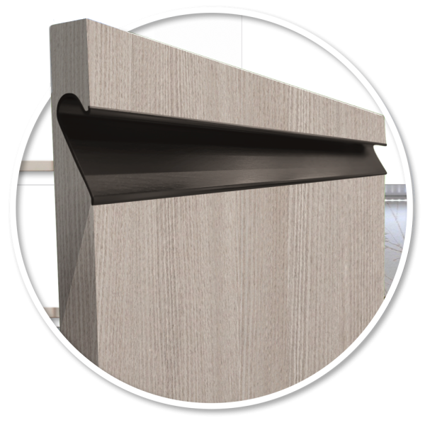 Wood-Hêtre Clair Fusion Noir