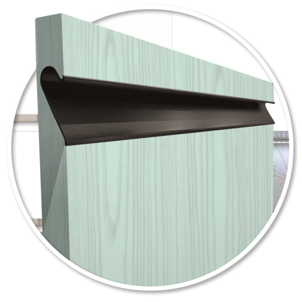 Wood-Orme Vert Fusion Noir