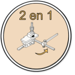 Kit de Perçage 2 en 1 CEKONAY : miniature 2