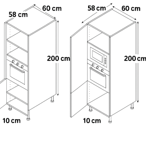 Colonne 2000 × 600 × 580 mm