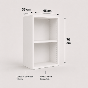 Meuble haut caisson 700 ×450 × 330 mm