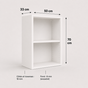 Meuble haut caisson 700 ×500 × 330 mm