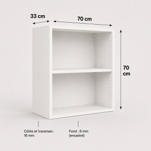 Meuble haut caisson 700 ×700 × 330 mm