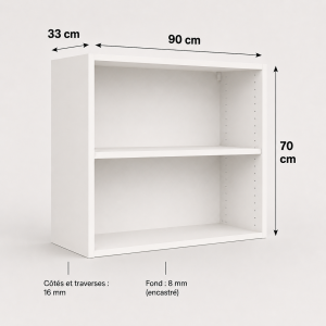 Meuble haut caisson 700 ×900 × 330 mm