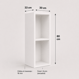 Meuble haut caisson 800 × 300 × 330 mm