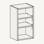 Caisson haut transversal 450 × 900 × 330 mm sur mesure, livré à plat : miniature 2