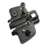 Charnière à plat · Hettich sensys · Embase excentrique hauteur 0 pour panneau de 19 mm noire : miniature 1