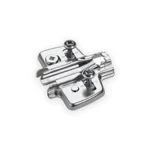 Charnière à plat · Hettich sensys · Embase excentrique h=2 16mm gris : miniature 1