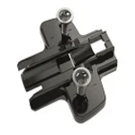 Charnière à plat · Hettich sensys · Embase hauteur 2 pour panneau de 16 mm noire : miniature 1