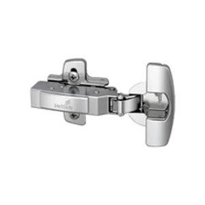 Charnière à plat · Hettich sensys · Charnière 95º fingerpull gris, vue du produit