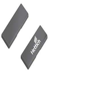 Charnière à plat · Hettich sensys · Cache de bras noir 165°, vue du produit