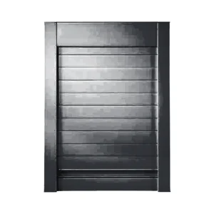 Compléments · Kit persienne · Aluminium noir brossé · 1500 mm × 900 mm, vue du produit