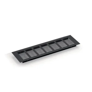 Compléments · Grille d’aération de plinthe · Noir · 450 mm, vue du produit
