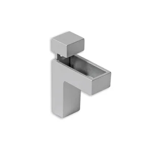 Compléments · Support etagere deco · Chrome mat, vue du produit