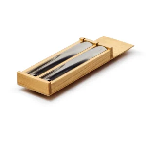Range-couverts en bois · Alvic bicolor roble · Porte-rouleau, vue du produit