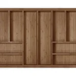 Range-couverts extensible en bambou · finition noyer · tiroirs 1 000 à 1 100 mm : miniature 1