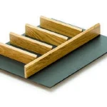 Range-couverts en bois · Evol. int. bicolor roble · Range-couverts · 450 mm : miniature 1