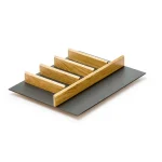 Range-couverts en bois · Evolution bicolor roble · Range-couverts · 450 mm : miniature 1