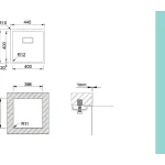 Évier Box Lux 40 · Cuve 400 × 400 mm : miniature 2