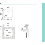 Évier Box Lux 45 · Cuve 450 × 400 mm : miniature 2