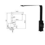 Robinet de cuisine Colors · Noir : miniature 2