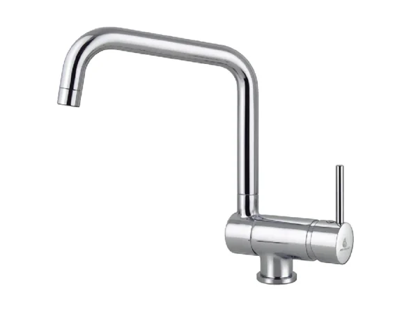 Eviers/robinets · Robinets de cuisine · Relevable chrome, vue du produit