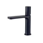 Robinet de lavabo bas Tube · Noir : miniature 1