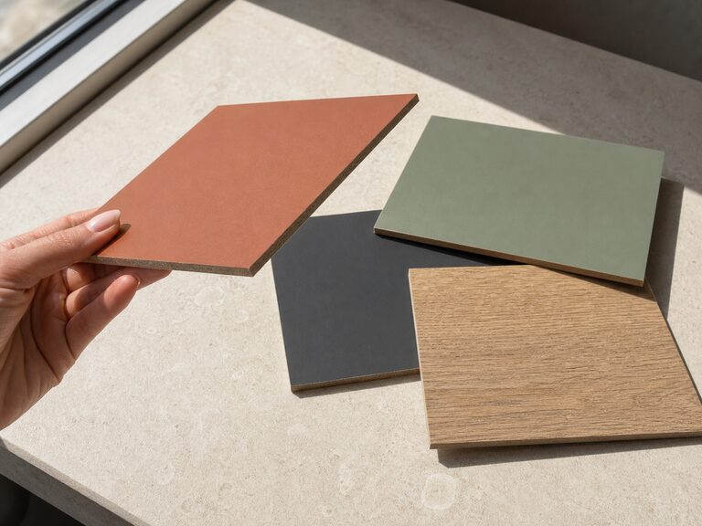Echantillons de couleurs de facades de cuisine Cekonay