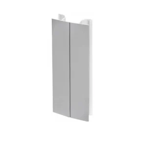 Plinthes · Pvc argent mt · Multiangle · 100 mm, vue du produit