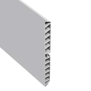 Plinthes · Pvc argent mt · Plinthe · 150 mm, vue du produit