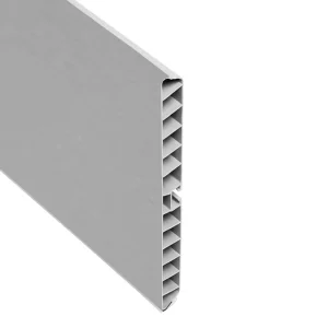 Plinthes · Pvc argent satine · Plinthe · 170 mm, vue du produit