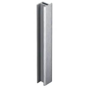 Plinthes · Pvc argent satine · Union droite · 100 mm, vue du produit