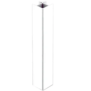 Plinthes · Pvc blanc br · Angle 90º · 100 mm, vue du produit