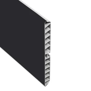 Plinthes · Pvc noir mt · Plinthe · 100 mm, vue du produit