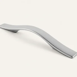 Poignée T09 chrome mat 96 mm, vue du produit