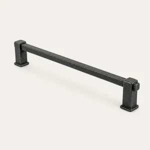 Poignée T58 vieux fer 192 mm, vue du produit
