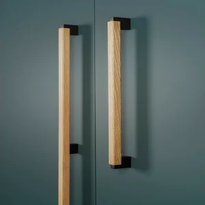 Poignée T74 lava bois chêne 1016 mm, vue du produit