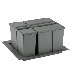 Recyclage · Poubelle casserolier · Cubes 9xl · 600 mm, vue du produit