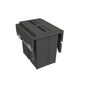 Recyclage · Poubelle porte coulissante · Haut h506 · 463 mm × 450 mm, vue du produit